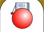 An animation of the famous bell jar experiment. This shows that a gas is needed around the ringing bell for you to hear it. The air inside the bell jar provides a medium for sound waves to travel through before hitting the glass wall of the bell jar and passing out into the surrounding air. In real life we hear the bell ring because we cannot pump out all the air from the jar. If there was no air we would not hear the bell.